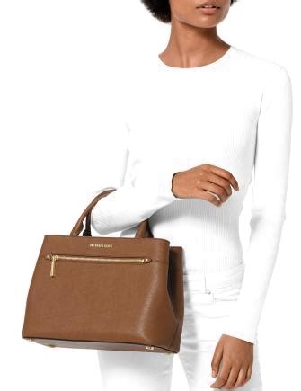 michael kors hailee crossgrain leather satchel|Michael Kors Hailee Crossgrain Leather Satchel .